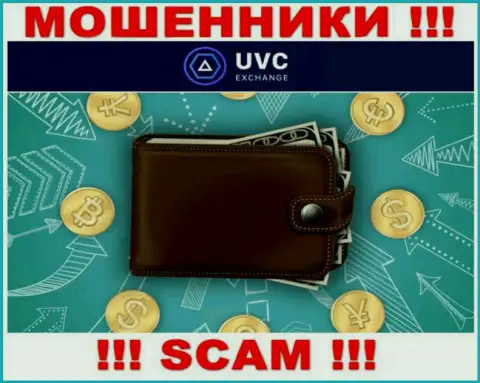 Крипто кошелек - в данном направлении оказывают услуги интернет мошенники UVC Exchange