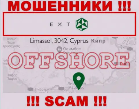 Оффшорные интернет-мошенники EXT LTD скрываются вот здесь - Cyprus