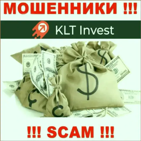KLT Invest - это ЛОХОТРОН !!! Завлекают жертв, а после этого воруют их финансовые средства
