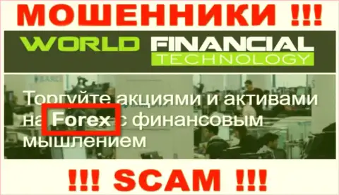 ВФТ Глобал - это internet-мошенники, их деятельность - ФОРЕКС, направлена на грабеж денег наивных клиентов
