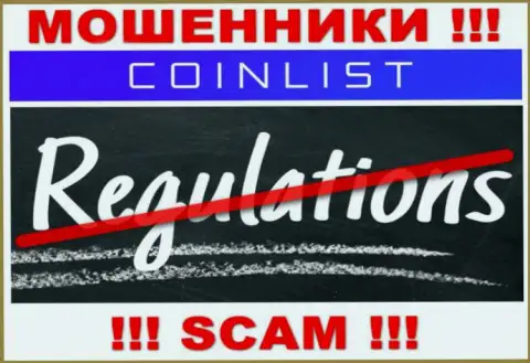 Знайте, что опасно верить интернет-обманщикам Coin List, которые промышляют без регулятора !!!