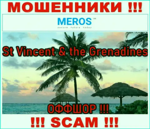 St Vincent & the Grenadines - это официальное место регистрации компании Meros TM