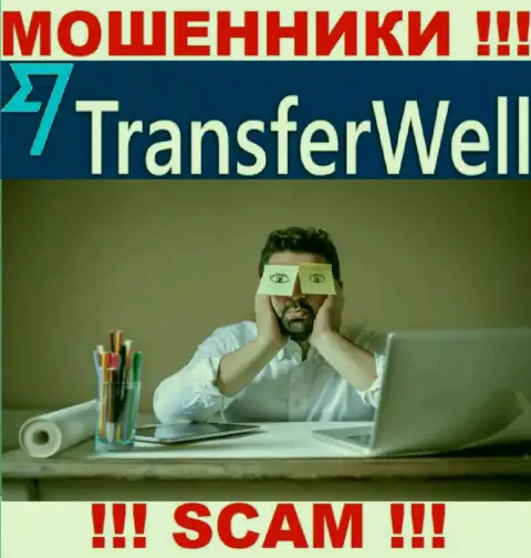 Работа TransferWell НЕЗАКОННА, ни регулятора, ни разрешения на осуществление деятельности нет
