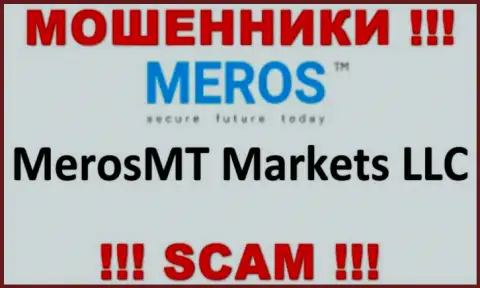 Компания, которая управляет мошенниками Meros TM - это МеросМТ Маркетс ЛЛК