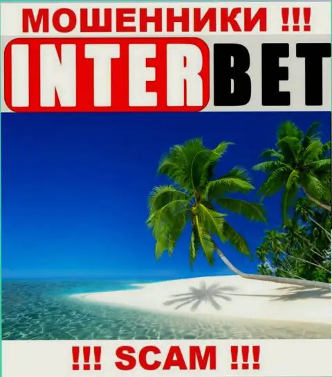 Вывести денежные средства из организации InterBet не получится, потому что не найти ни слова о юрисдикции конторы