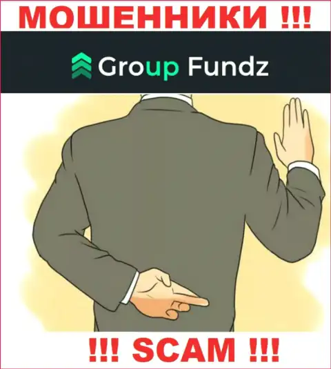 Не спешите с намерением работать с Group Fundz - лишают денег
