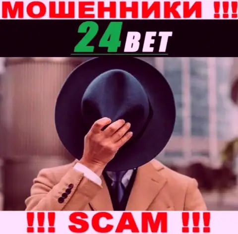 На сайте 24Bet Pro не представлены их руководители - мошенники без последствий крадут депозиты