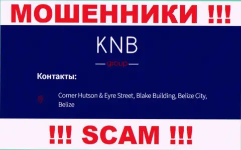 БУДЬТЕ ОЧЕНЬ ВНИМАТЕЛЬНЫ, KNB Group сидят в офшоре по адресу Корнер Хатсон и Эйр Стрит, Блейк Билдинг, Белиз-Сити, Белиз и оттуда отжимают денежные средства