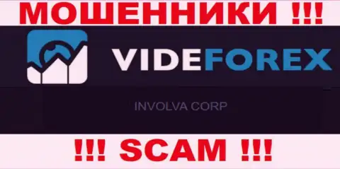 VideForex - это ВОРЮГИ, принадлежат они Инволва Корп