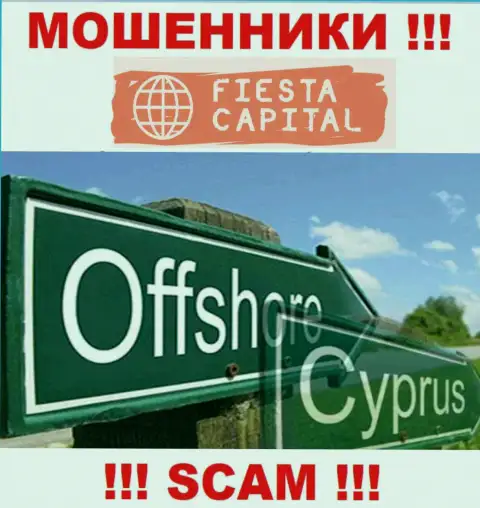 Офшорные интернет жулики Фиеста Капитал УК Лтд прячутся тут - Cyprus