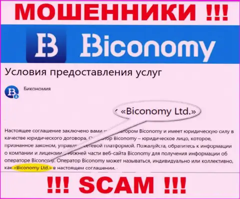 Юр лицо, которое владеет internet мошенниками Biconomy - это Бикономи Лтд