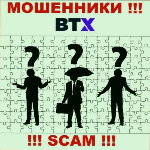 Узнать кто именно является непосредственным руководством компании BTX не представилось возможным, эти разводилы занимаются мошенничеством, посему свое начальство тщательно скрывают