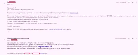 Отзыв валютного игрока Форекс организации АйКьюТрейд Лтд, который не имеет возможности вывести назад почти что 3,5 тысячи российских рублей